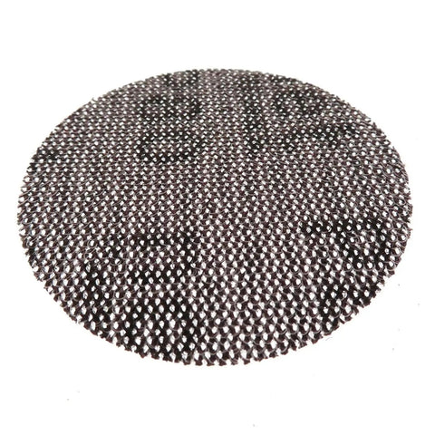 20 Pack Of 2 Inch Mesh Sanding Discs Hook And Loop With Dust Free Sharp Grinding For Smoother Woodwork Finishing On Any Project Surface, close-up view.