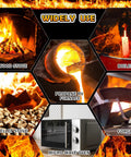 1 roll ceramic fiber kiln paper, 0.125 in thick; high-temp gasket material rated to 2100F for stoves, boilers, furnaces