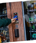 Secure Your Setup With This Sick Black Metal Vending Machine Lock Assembly With Tubular Keys For Snack Candy Dispensers Ensuring Quick Fixes And No Sweat Maintenance To Keep Your Stock Safe And Business Rolling Smoothly Right Now, black metal lock on vending machine door