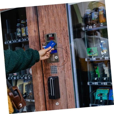 Secure Your Setup With This Sick Black Metal Vending Machine Lock Assembly With Tubular Keys For Snack Candy Dispensers Ensuring Quick Fixes And No Sweat Maintenance To Keep Your Stock Safe And Business Rolling Smoothly Right Now, black metal lock on vending machine door