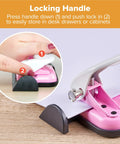 InCOURAGE 12 Reduced Effort 3 Hole Punch For Office And School Use No Fuss Punching Up To 12 Sheets With EZ Squeeze Locking Handle