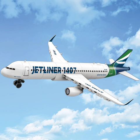 Dope Commercial Jetliner Building Block Set With 133 Pieces For Ages And Up Build An Accurate Airplane Model Toy That Works With Major Brick Brands