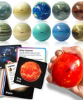 Special Edition Solar System Stress Balls For Kids Ages 3 To 5 A Totally Kid Friendly Fidget Toy And Learning Kit That Doubles As A 3D Planet Model And Space Education Project For Hands On Exploration, set of planet balls and flashcards