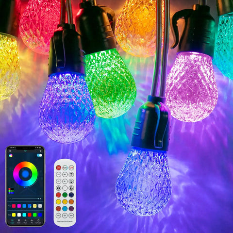 Colorful LED lights with remote and phone app control, part of Under Cabinet Lighting Kit With Light Sensor And Motion Sensor LED Puck Lights Dope Wireless Closet Lights With Remote Control Multicolor Night Light For Kitchen 7 Pack