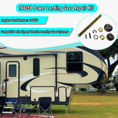 Power Landing Gear Repair Kit For 5th Wheel RV Lead Leg Compatible With Lippert Venture Landing Gear Systems parts image