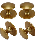 4 Pack Self Adhesive Drawer Knobs Mini Handles For Kitchen Cabinets And Doors Champagne Finish Painted Stainless Steel