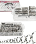 Heavy Duty 225 Piece Hose Clamp Kit 304 Stainless Steel Adjustable 1/4 Inch To 3-3/4 Inch Worm Gear Clamps