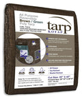 Packaging of Heavy Duty All Purpose Poly Tarp 25 By 40 Ft 5 Mil Waterproof Reversible Brown And Green Outdoor Cover