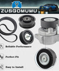 Mercedes Benz Serpentine Drive Belt Tensioner Kit With Idler Pulley For 2006 2011 ML350 GL450 G550 SLK300 C280 GLK350 E350 CL550 S550