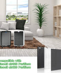 Living room with air purifiers and H13 True Main Filter Replacement For Air Purifier Pro Grade Compatible With Air 220 And Air 320.