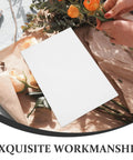 Boss Grade Flower Wrapping Paper Kit 200 Pieces 21x14 CM White Paper For Florists shown with flowers on a table