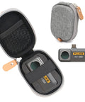 All In One Travel Case For Fluke TC01A 25Hz iSee Mobile Thermal Camera And FLIR One Pro LT Gen 3 Pro open with camera inside