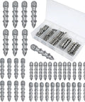Pro Grade Nail Weights Kit For Bass Fishing 45 Piece Pencil Sinker Set For Soft Plastic Lures Neko Rig And Wacky Rig Weights