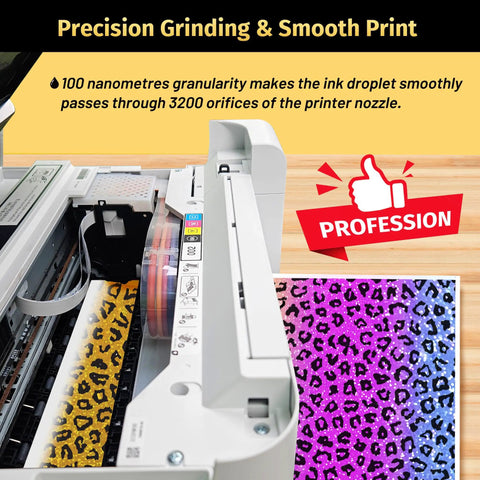 Sublimation Ink 337ML Autofill Bottles For Epson EcoTank Printers ET 2400 2720 2760 2750 4800 2800 2803 with print samples