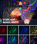 Galaxy Projector Night Light For Kids With Timer, Rotating Starry Sky Projection, colorful patterns in pink room decor for ages 3-10