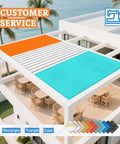 9 By 26 Feet Straight Edge Sun Shade Sail For Outdoor Patio Pergola Garden In Sand Color, Blocks UV Rays And Lets The Breeze Roll