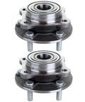 Front Wheel Hub And Bearing Assembly Replacement 2 Pack For Mitsubishi Lancer And 3000GT 5 Lug Front Hubs Without ABS OE Style Built To Cut Noise And Vibration And Extend Bearing Life