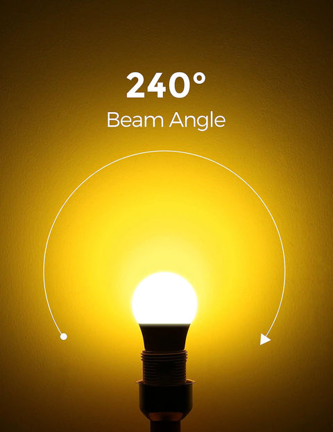 Yellow Amber Bug Light Bulbs For Outdoor Porch And Indoor Hallways A15 5W LED 450 Lumens E26 Edison Base 40W Equivalent