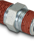 Heavy-Duty 3/8-Inch NPT Male Hydraulic Nipple Fitting For High Pressure Systems Up To 10 000 PSI Durable Metal Construction Ideal
