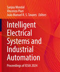 Intelligent Electrical Systems And Industrial Automation 2024 Proceedings Book cover featuring title and authors on a red background.