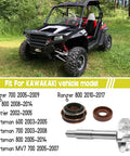 Water Pump Rebuild Kit With Impeller Seal And Driver For Sportsman 600 700 800 Ranger 700 800 next to an ATV in forest