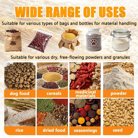 Wide range of uses for Game Changing Automatic Powder Filling Machine With Two Hundred Gram Capacity And Point Three Gram Accuracy packing various materials.