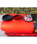 Top view of 400L tank of Beefy 400L Remote Control Crawler Sprayer With Dual Brushless Motors And Gasoline Engine