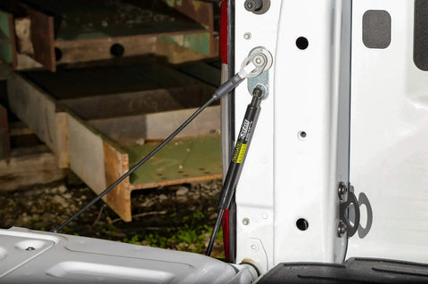 Heavy Duty Tailgate Assist Fits 2015 To Current Ford F150 soft close hydraulic damper installed on tailgate.