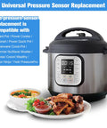 Electric pressure cooker compatible with universal pressure sensor replacement for Instant Pot Power Cooker Cuisinart Farberware Gourmia.