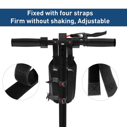 Waterproof Handlebar Bag For Electric Scooters Bikes And Motorcycles With 3L Large Capacity Built For Everyday Rides And Tough As Nails Durability Fits Hiboy S2 S2 Pro S2 MAX S2R Plus And Other Popular Models