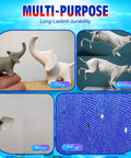 Underwater Ready Epoxy Putty Filler For Leaks And Cracks 8 Oz Multi Purpose Pool Repair Clay shown for sculpture and repair uses.
