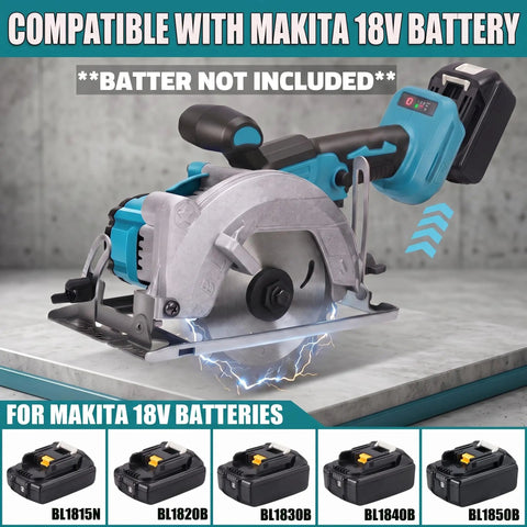 5 Inch Brushless Cordless Circular Saw Packing A Beefy 6000 Rpm Spin And Quick Bevel Swaps For Hassle Free Wood And Soft Metal Cutting On Everyday Crew Projects Today, with Makita 18V battery compatibility.