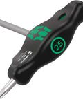 Torx HF T-Handle Screwdriver With Holding Function TX 25 X 200 MM, ergonomic grip with visible detail of no-slip recesses