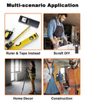 165Ft Laser Measuring Tool Distance Meter With 1 8th Inch Accuracy IP54 Dustproof Water Resistant Feet Inches And Meters For Area And Volume DIY Indoor Do It All Laser Measure Long Battery Life Runs On 2 AAA Batteries Gray used in DIY, home decor, and construction
