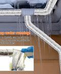 32 Ft Pipe Insulation Foam Tape And 32 Ft Foil Backed Hose Wrap 6 Ft Heating Cable With Built In Thermostat All In One Electric Heat Kit for outdoor pipe protection