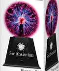 Box of 5 Inch Battery Operated Plasma Ball Black With Touch Activated Light Show For Desk Decor and Science Fun