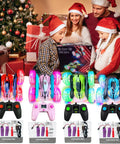 Family with Four Pack Remote Control Cars For Kids Two Point Four GHz RC Stunt Cars With Wheel Lights High Speed 4WD Off Road Drift Toys