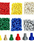 Killer 800 Piece Kit Of Winged Wire Nuts For Smooth Electrical Wiring and Quick Home Fixes Features Six Assorted Colors.