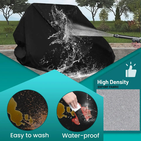 Go Kart Cover Universal Fit For 2 Seater Go Karts 67 X 45 X 4 Inches Weatherproof Waterproof Windproof Outdoor Storage demonstration