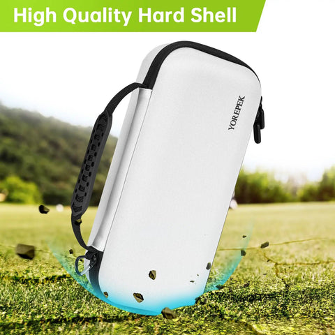 Hard Shell Golf Glove Case With Removable Glove Shaper Protective Organizer for balls, tees, markers, on grass field