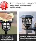 Person cleaning solar panel on outdoor light to help recharge Go-To High Capacity 1600mAh Ni-MH AA Rechargeable Battery For Outdoor Solar Lights And Everyday Devices Like Garden Lights String Lights TV Remotes Wireless Mice Radios And Flashlights