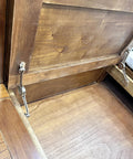 JinBoCheng 2-pack heavy-duty lid stay hinges in silver metal for cabinets/wardrobes; supports lid open 75–110°.