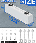 Heavy Duty Mini Split Condenser Pad Floor Mount Base Pad 15.74 Inch Long Beefy Anti Vibration Stand For Air Conditioners 3.8 Inch High