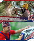 4 Pack Flame Resistant Welding Caps For Men And Women, Cotton Mesh Sweat Absorbing Welding Hats with an American flag pattern