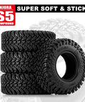 Maverix MT RC Tires For 1 30 Scale Axial SCX30 34x12mm 0 7 Inch Ultra Sticky S5 Compound Super Soft Traction With Dense Tread Blocks