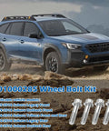 Must Have Wheel Bolt Kit 901000285 With Hub Bearing Bolts For Subaru Outback Legacy Tribeca 2005 2016 Front And Rear