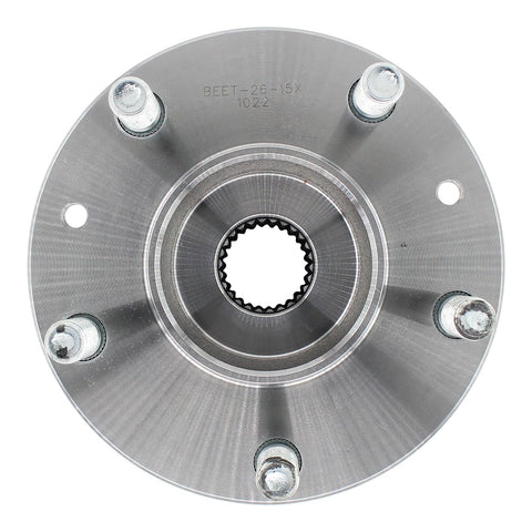 Top view of Rear Left And Right Wheel Bearing And Hub Assembly For Mazda 3 2.5L AWD 2019 Through 2025 And CX 30 2.5L