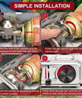 Step-by-step guide for using Portable Butane Camping Stove With Carrying Case, 10,500 BTU High-Output Single Burner With Auto Ignition