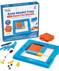 Area Model Tray With Base Ten Blocks For Multiplication Manipulatives Hands On Math Learning In Third Grade Classrooms Counting Cubes