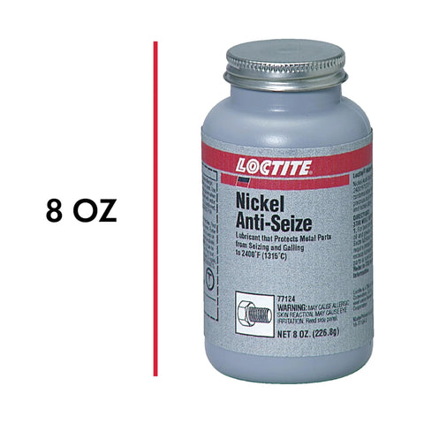 Loctite Nickel Anti-Seize, 8 oz bottle with red label